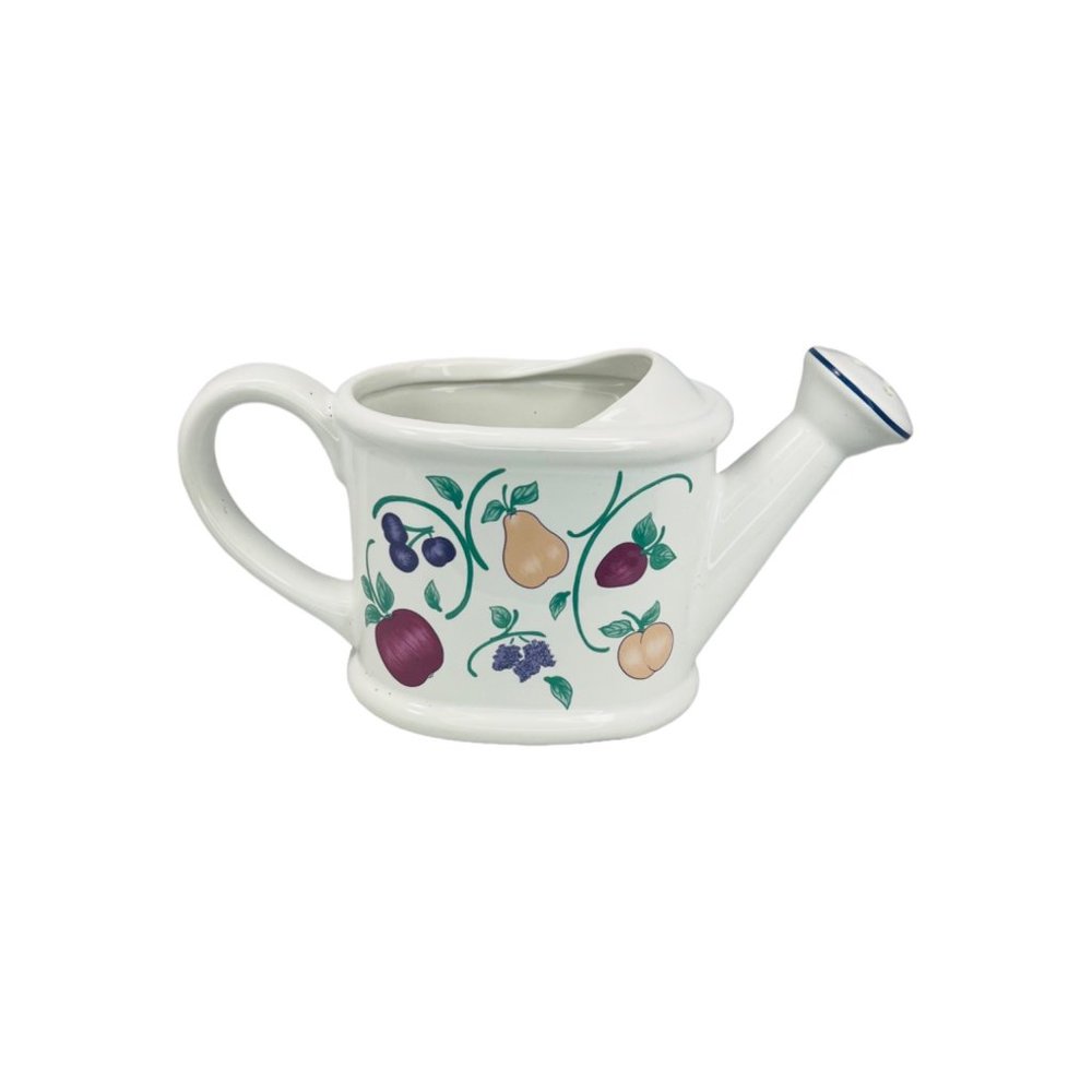 Orchard Medley by Princess House Vintage Ceramic Watering Pitcher